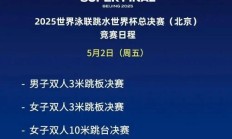 开云APP下载:全红婵2025北京跳水世界杯总决赛赛程时间 女子10米跳台比赛时间